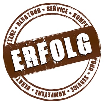 Illustration of a stamp to use for presetations, as an icon or symbol