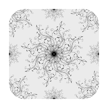 Organic round ornament application icon