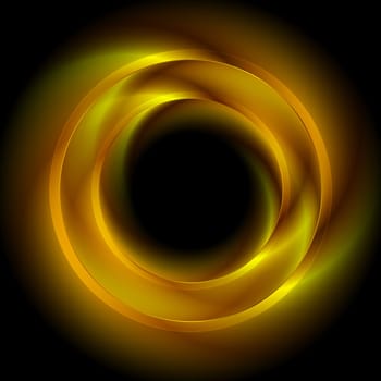 Abstract glowing circles background. Vector logo eps 10