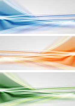 Abstract colourful banners. Vector design eps 10
