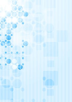 Light blue tech background. Vector design eps 10