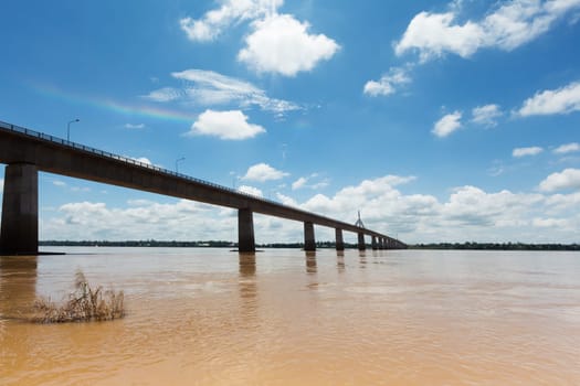 Thai-Lao Friendship Bridge II,border from Thailand to Laos