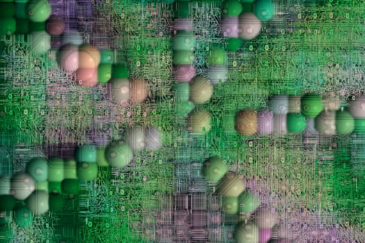 Abstract background -  printed circuit - motherboard - technology abstract