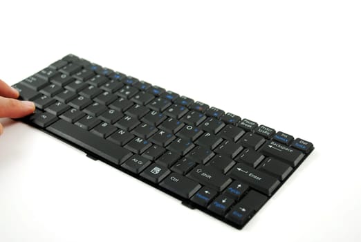 picture of a computer keyboard showing the individual keys