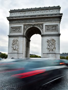 Arc de Triomphe de l'Étoile, Triumphal Arch, Paris, France