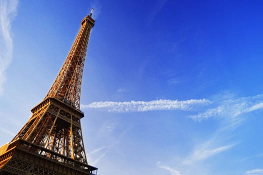 The Eiffel Tower in Paris, France