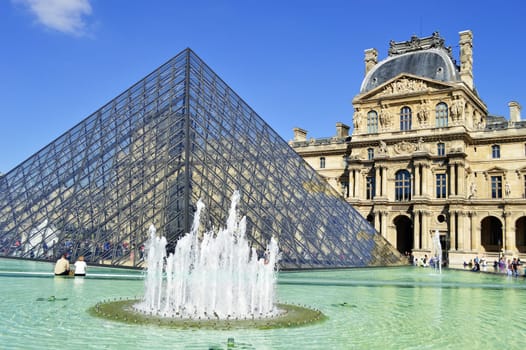 Louvre Museum in Paris, France