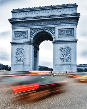 Arc de Triomphe de l'Étoile, Triumphal Arch, Paris, France