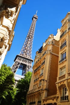 The Eiffel Tower in Paris, France