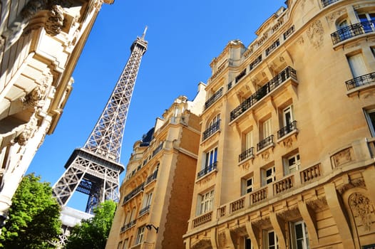 The Eiffel Tower in Paris, France