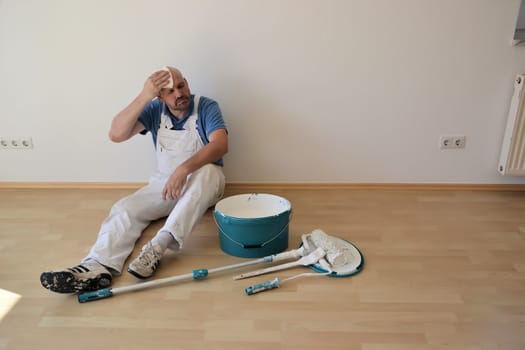 Painter after work