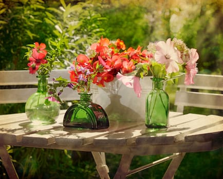 Garden Motif - Retro Style
