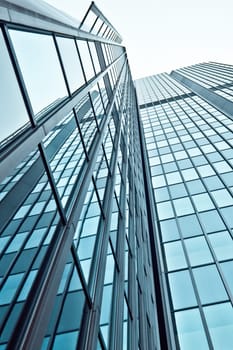 glass modern business center