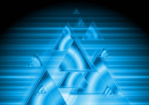 Dark blue technology background. Vector design eps 10