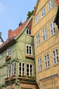 Half-timbered houses in Quedlinburg