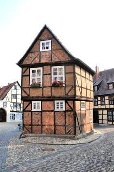 Half-timbered house in Quedlinburg