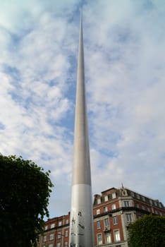 The Spire, officially named the Monument of Light in Dublin.