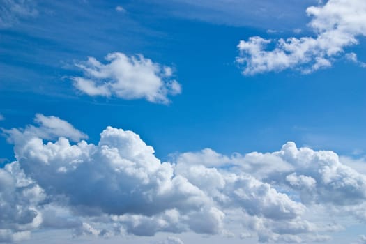 Blue sky white clouds