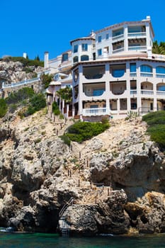 Beautiful spanish houses. Modern resort