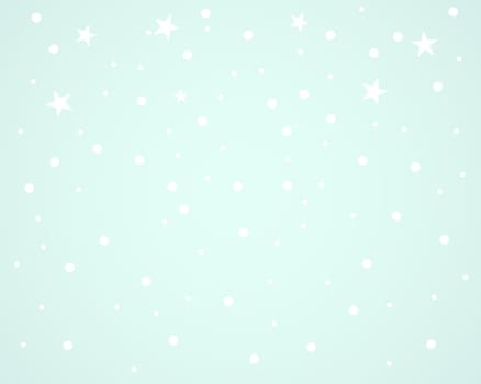 Background Snowflakes and Stars