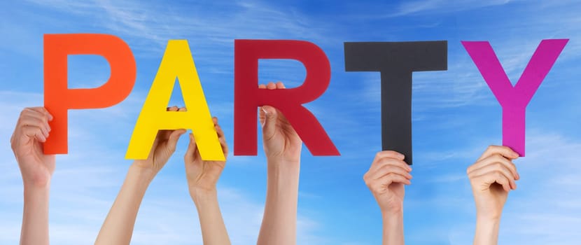hands holding four pieces of a puzzle with copy space, gray background