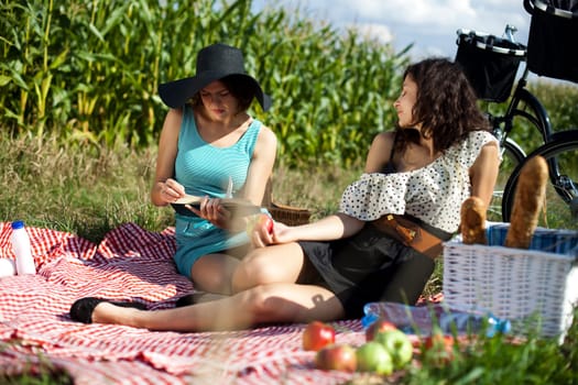 Friends Enjoying Picnic