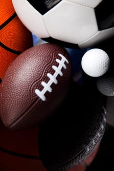Sport, a lot of balls and stuff