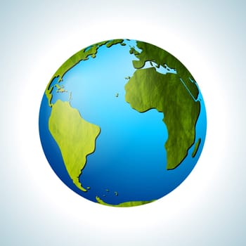 Abstract grunge globe. Vector background eps 10