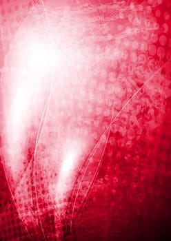 Grunge abstract red design. Vector background eps 10