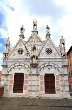 Church of Santa Maria della Spina in Pisa, Tuscany in Italy