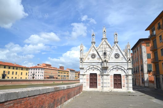 Church of Santa Maria della Spina in Pisa, Tuscany in Italy