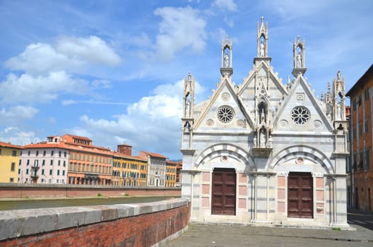 Church of Santa Maria della Spina in Pisa, Tuscany in Italy