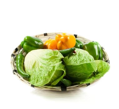 fresh vegetables.