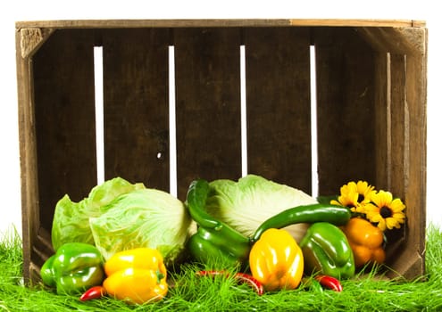 fresh vegetables.