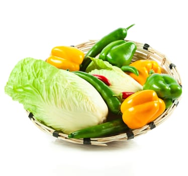 fresh vegetables.