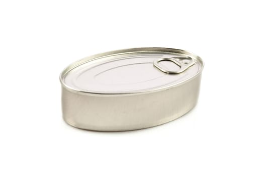 Tin can isolated on white.  studio shot of a tin can isolated with clipping path