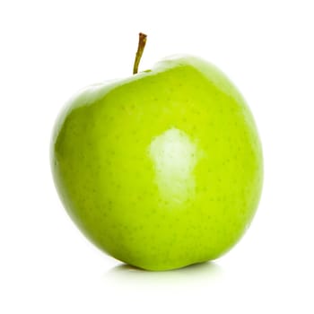 Green apple isolated on white