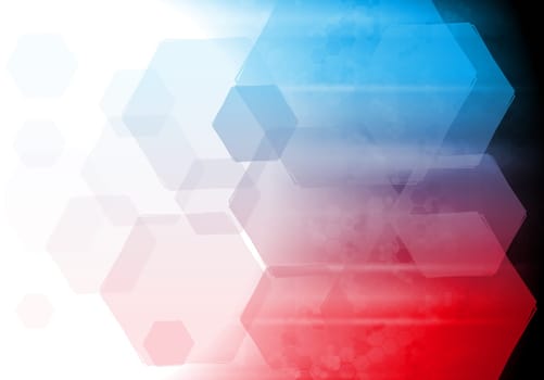 Blue and red technology design. Vector background eps 10