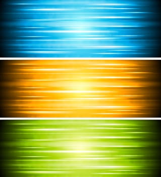 Abstract colourful banners. Vector design eps 10