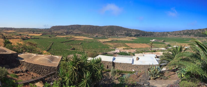 View of Monastero valley in Pantelleria, Sicily