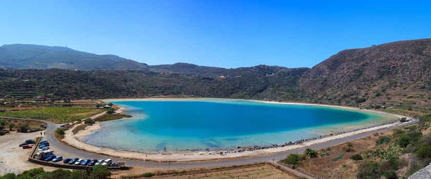 View of Lago di Venere in Pantelleria, Sicily