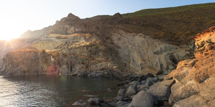 View of Balata dei Turchi in Pantelleria island, Sicily