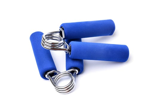 hand grip foam handle on white background