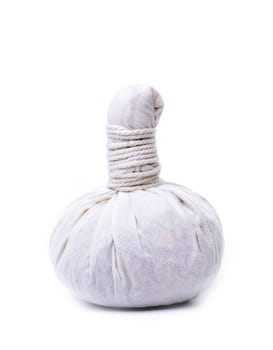 Herbal stamp on white background