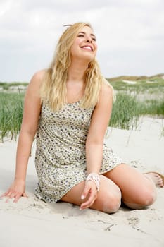 Woman on the beach
