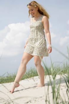 Young woman by the sea
