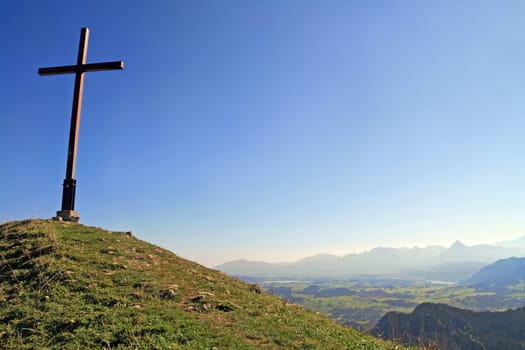 The summit cross near Pfronten