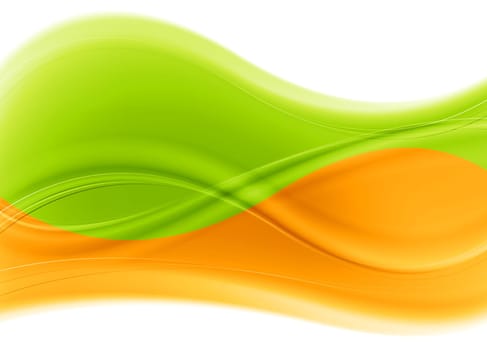 Abstract multicolored waves background. Vector design eps 10