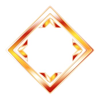 Abstract elegant orange shape. Vector logo eps 10