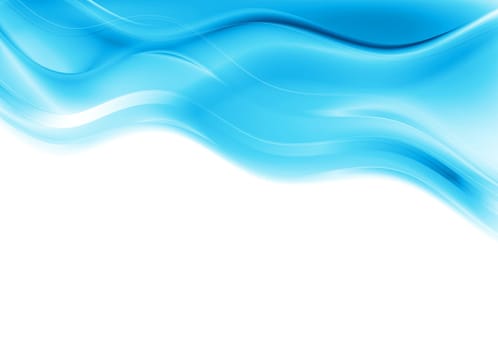 Abstract smooth waves background. Vector design eps 10